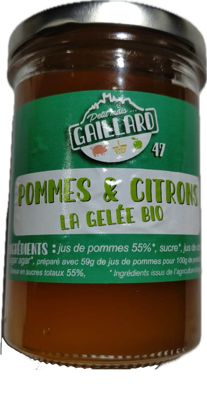 Gelée pomme - citron 240g